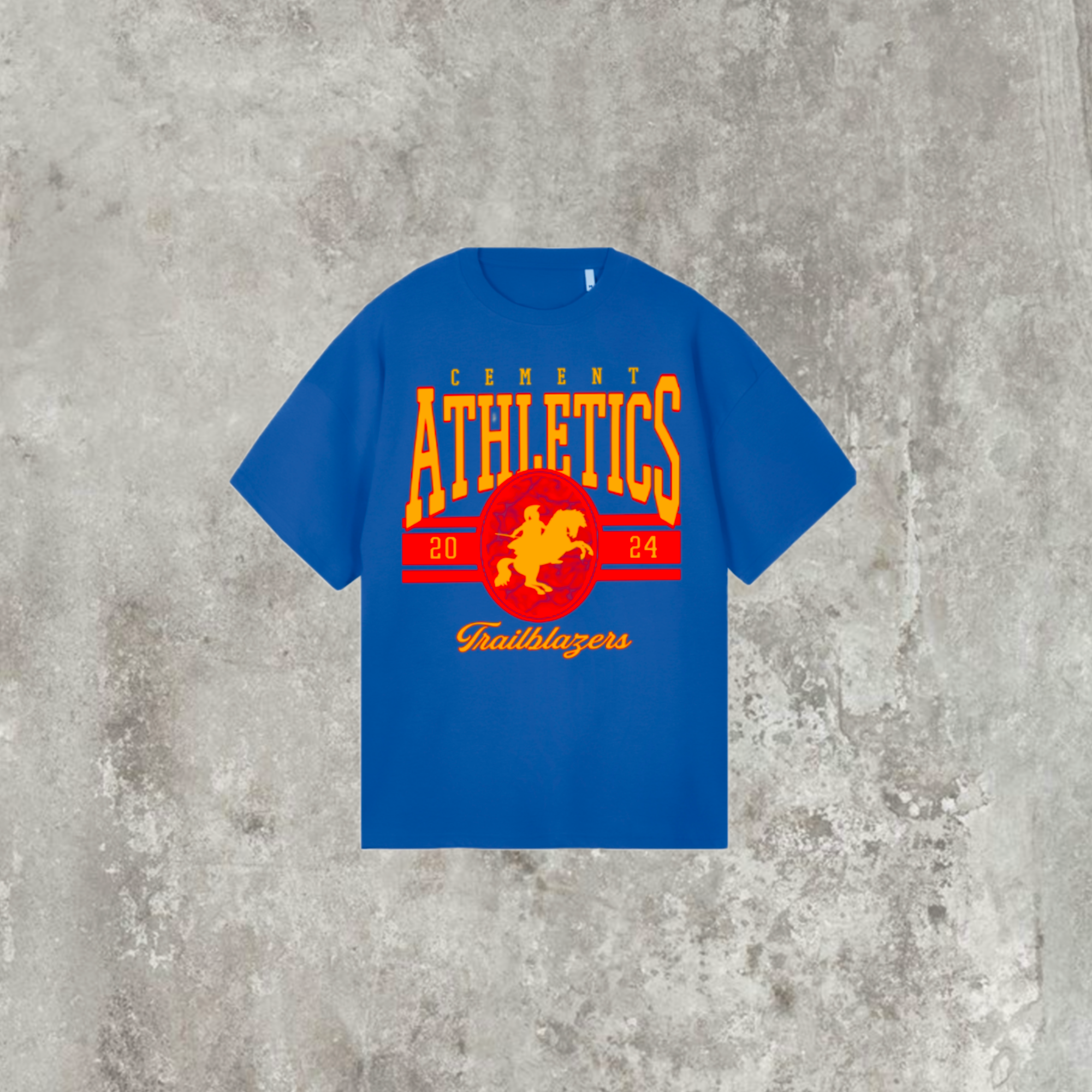 TRAILBLAZERS OVERSIZED TEE in Cobalt Blue